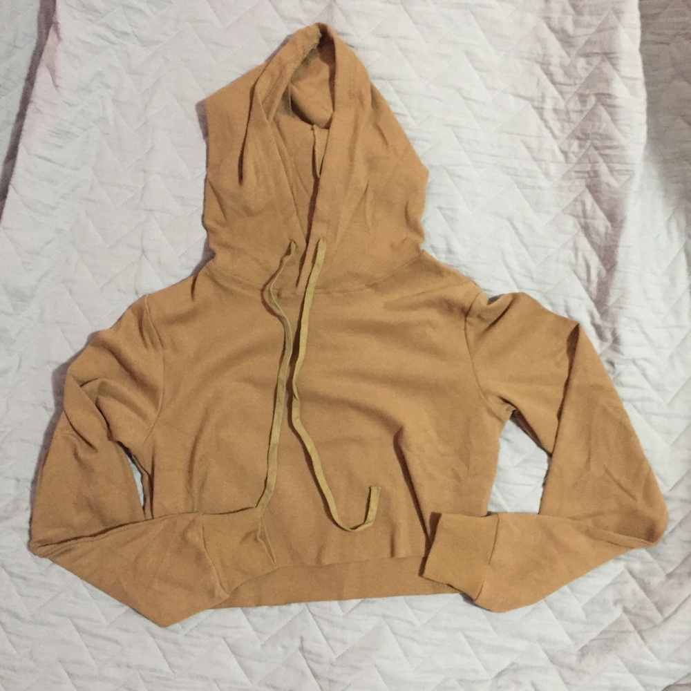 crybaby tan knit hoodie - Picture 5 of 7
